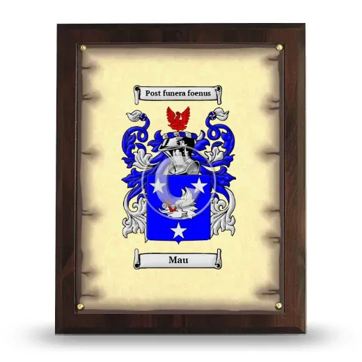 Mau Coat of Arms Plaque