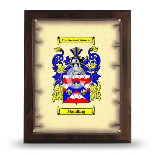 Maudling Coat of Arms Plaque