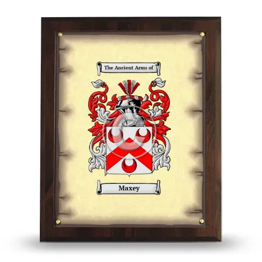 Maxey Coat of Arms Plaque