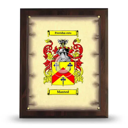 Maxted Coat of Arms Plaque