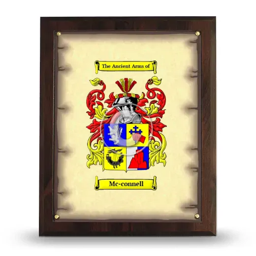 Mc-connell Coat of Arms Plaque