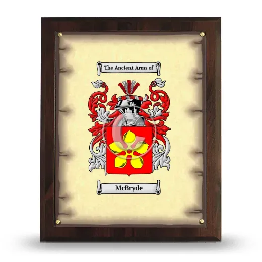 McBryde Coat of Arms Plaque
