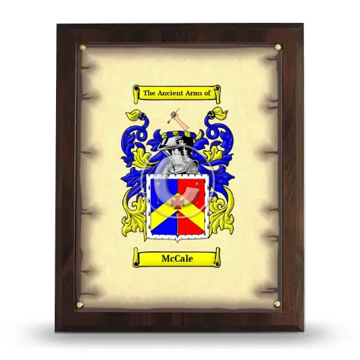 McCale Coat of Arms Plaque
