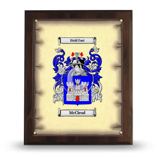 McCleod Coat of Arms Plaque