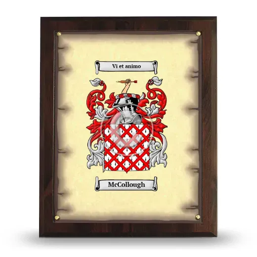 McCollough Coat of Arms Plaque