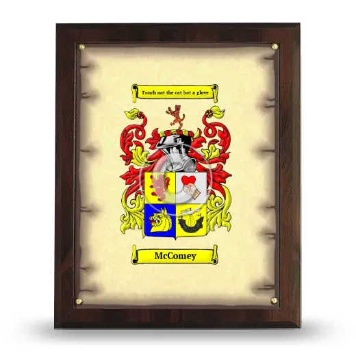 McComey Coat of Arms Plaque
