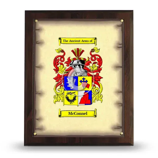 McConnel Coat of Arms Plaque