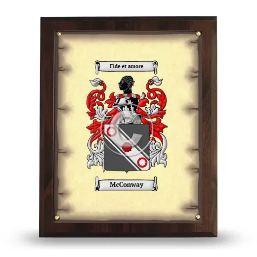 McConway Coat of Arms Plaque