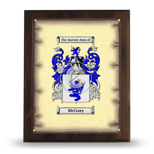 McCrory Coat of Arms Plaque