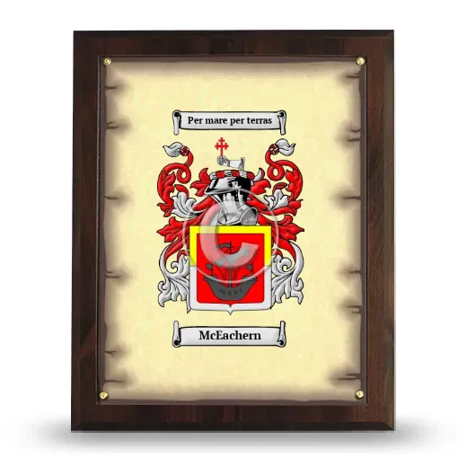McEachern Coat of Arms Plaque