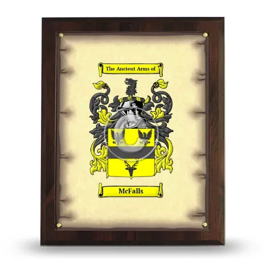McFalls Coat of Arms Plaque