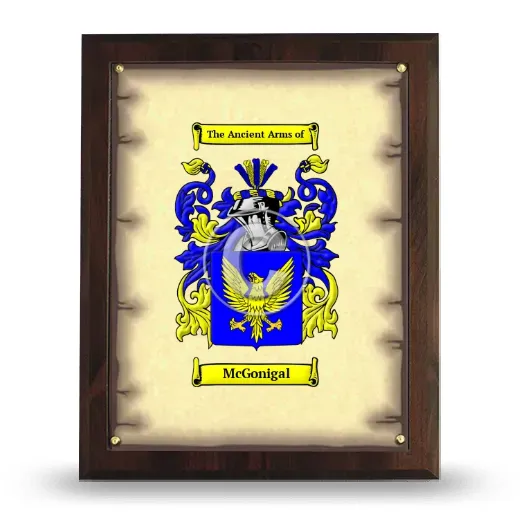 McGonigal Coat of Arms Plaque