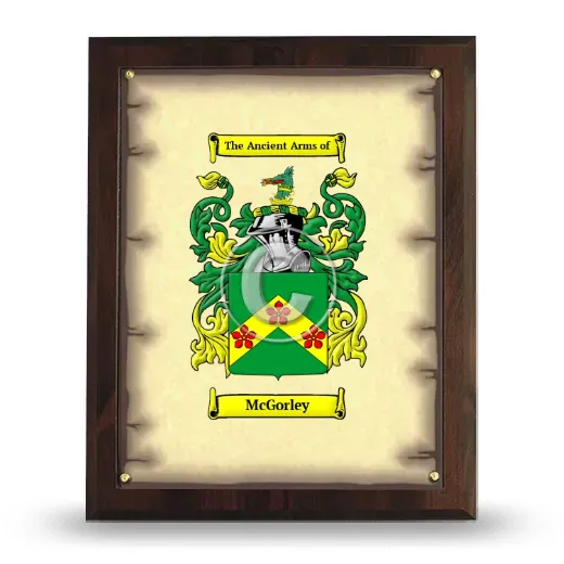 McGorley Coat of Arms Plaque