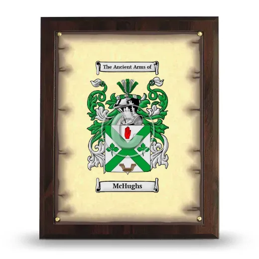 McHughs Coat of Arms Plaque