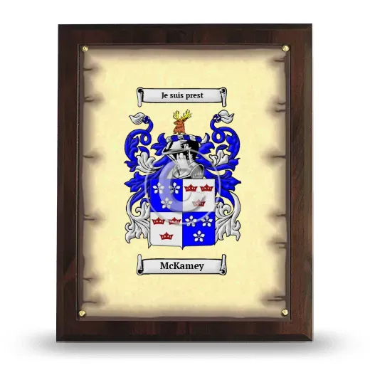 McKamey Coat of Arms Plaque