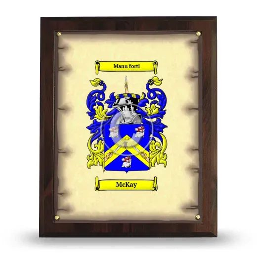 McKay Coat of Arms Plaque