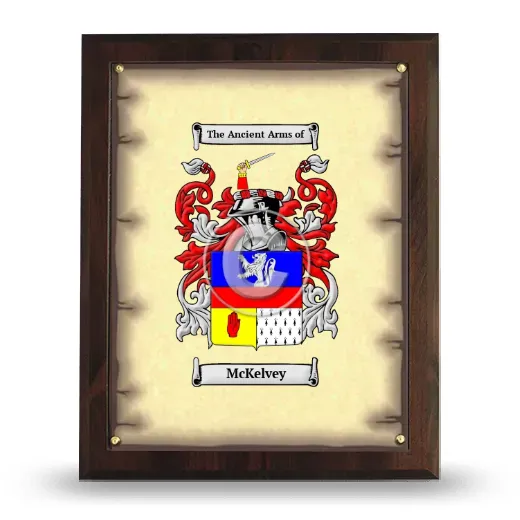 McKelvey Coat of Arms Plaque