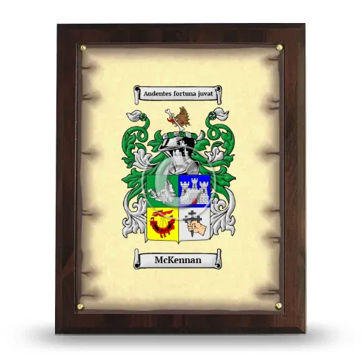 McKennan Coat of Arms Plaque