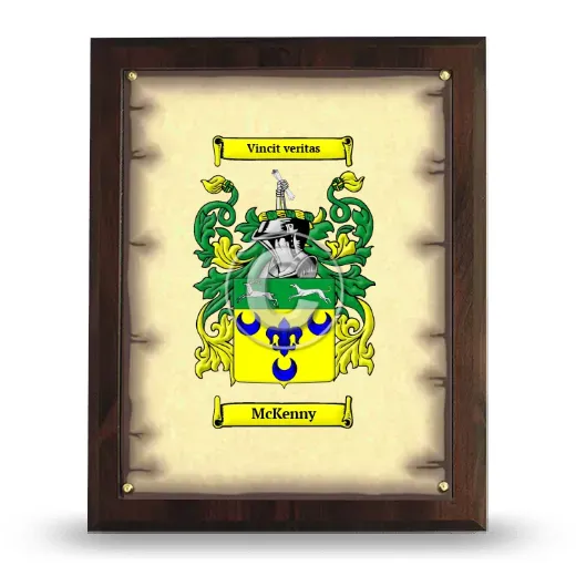 McKenny Coat of Arms Plaque