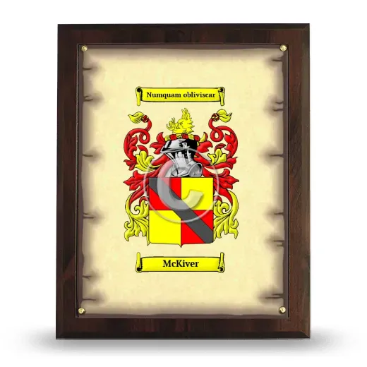 McKiver Coat of Arms Plaque