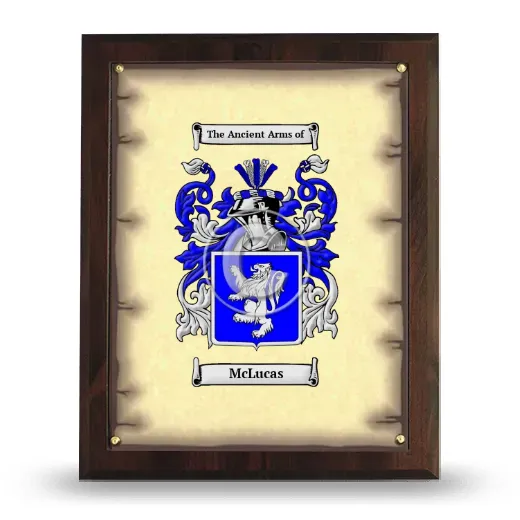 McLucas Coat of Arms Plaque