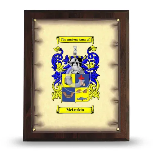 McLurkin Coat of Arms Plaque
