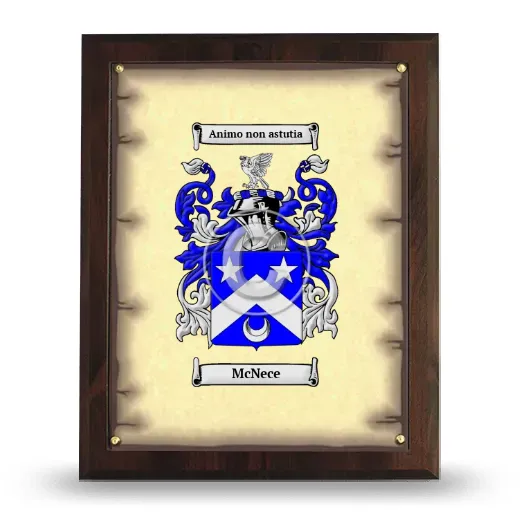 McNece Coat of Arms Plaque