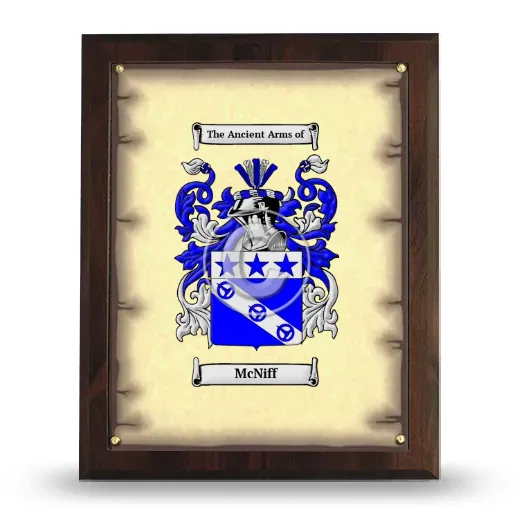 McNiff Coat of Arms Plaque