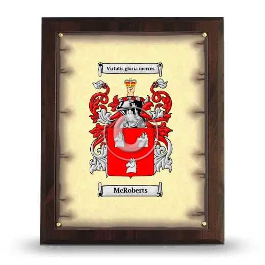 McRoberts Coat of Arms Plaque