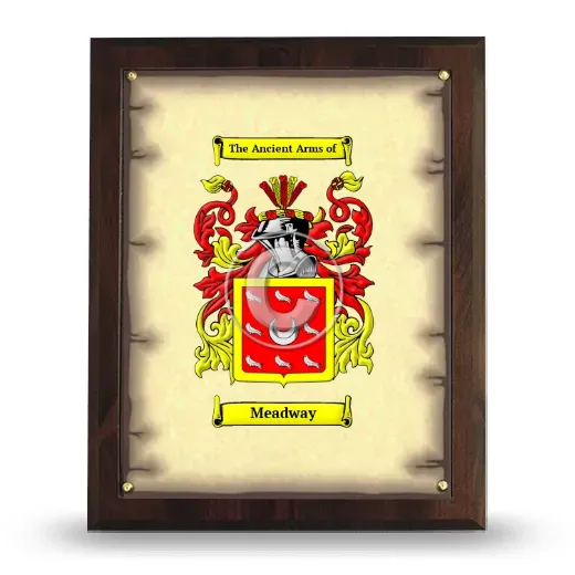 Meadway Coat of Arms Plaque
