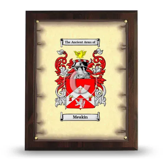 Meakin Coat of Arms Plaque