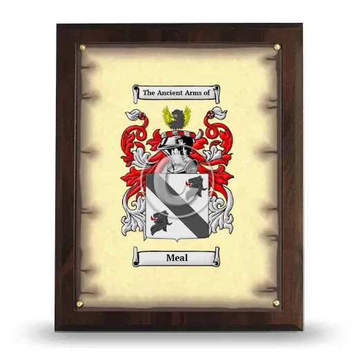 Meal Coat of Arms Plaque