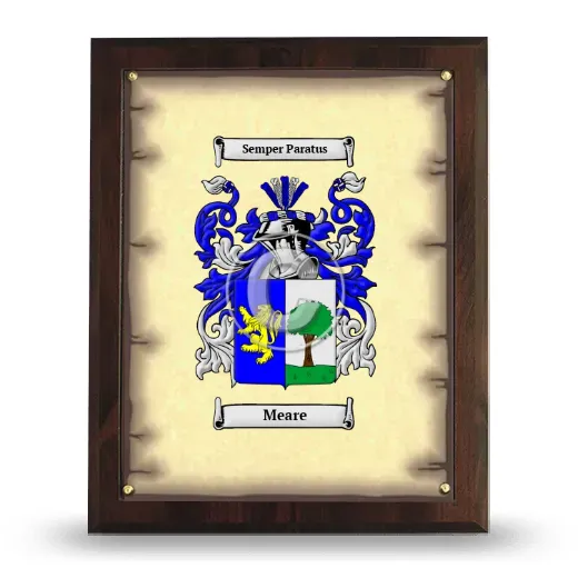 Meare Coat of Arms Plaque