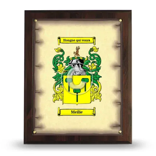 Meilie Coat of Arms Plaque
