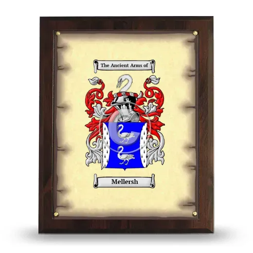 Mellersh Coat of Arms Plaque