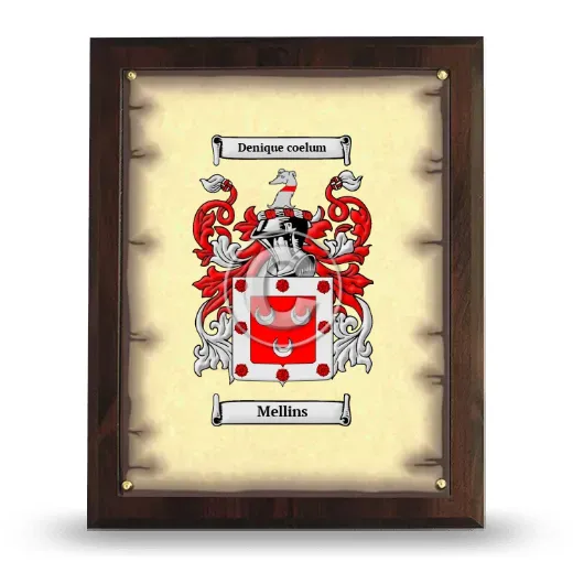 Mellins Coat of Arms Plaque