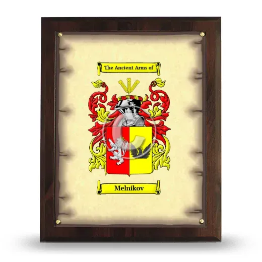 Melnikov Coat of Arms Plaque
