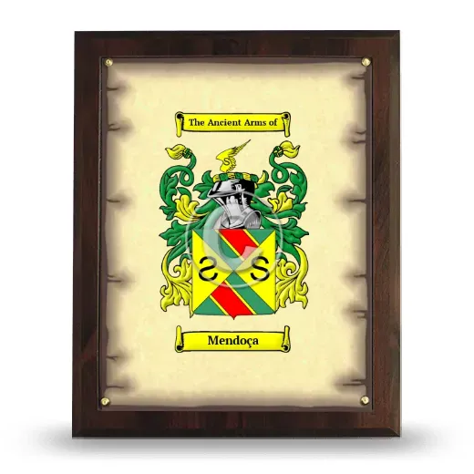 Mendoça Coat of Arms Plaque