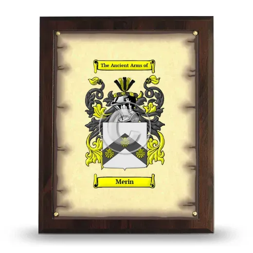 Merin Coat of Arms Plaque