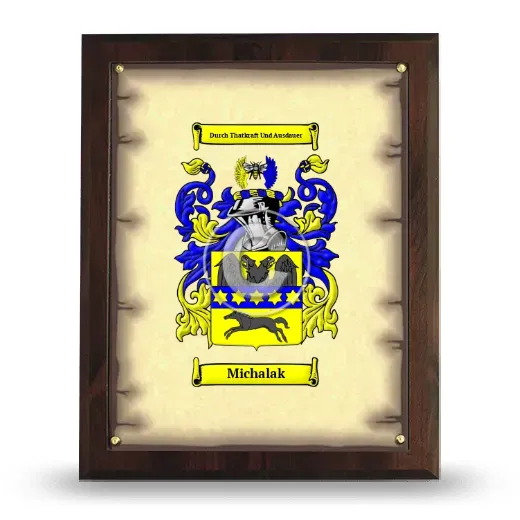 Michalak Coat of Arms Plaque