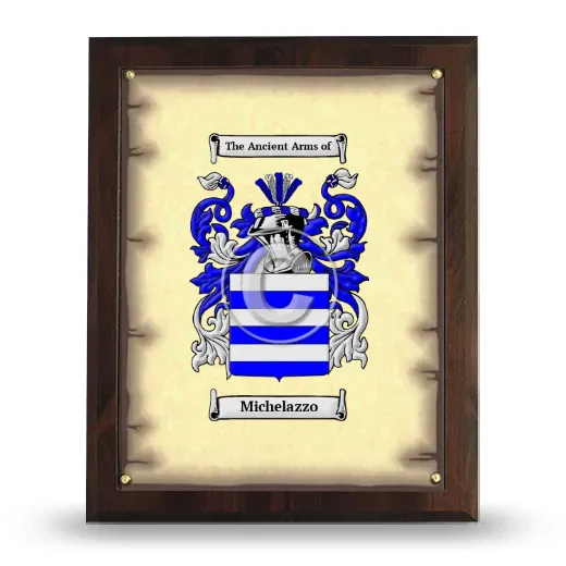 Michelazzo Coat of Arms Plaque