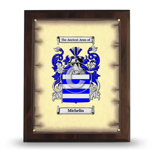 Michelin Coat of Arms Plaque