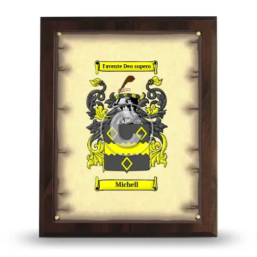 Michell Coat of Arms Plaque