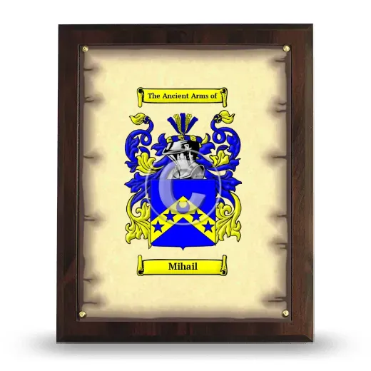 Mihail Coat of Arms Plaque
