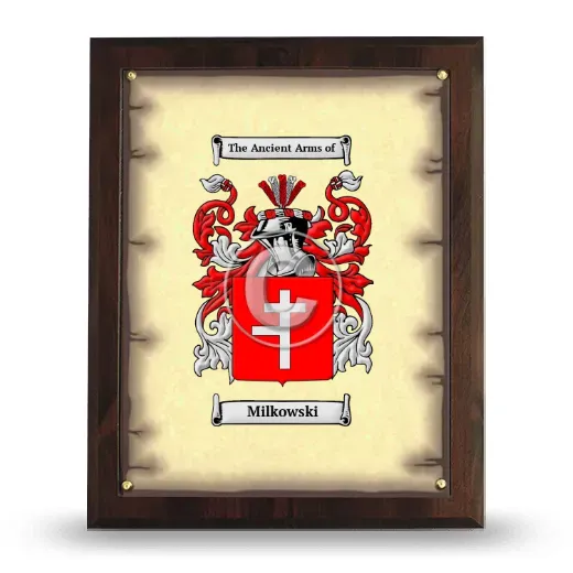 Milkowski Coat of Arms Plaque