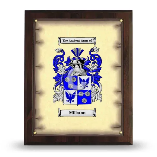 Millaton Coat of Arms Plaque