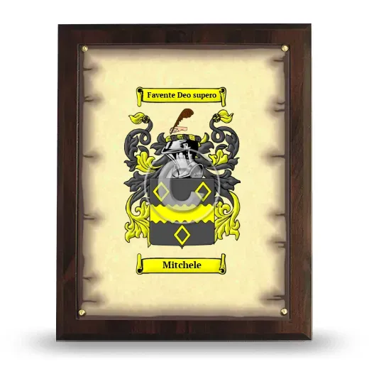 Mitchele Coat of Arms Plaque