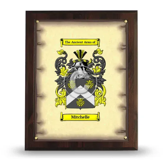 Mitchelle Coat of Arms Plaque