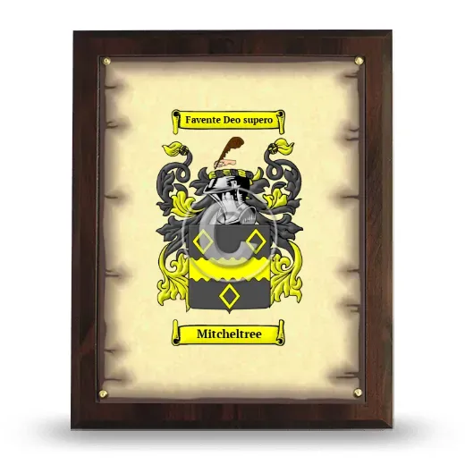Mitcheltree Coat of Arms Plaque