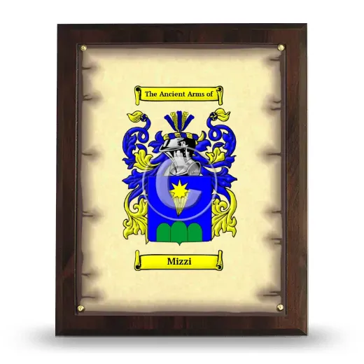 Mizzi Coat of Arms Plaque